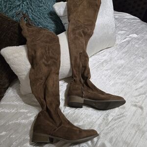 Brown Over the Knee Boots